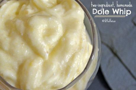 Two-Ingredient, Homemade Dole Whip {paleo, vegan, gluten free}