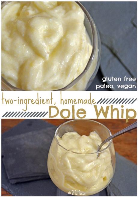 Two-Ingredient, Homemade Dole Whip {paleo, vegan, gluten free}
