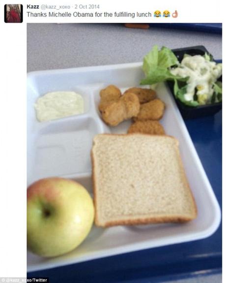 New USDA Rules Eliminate Junk Food in Schools Another lovely school lunch