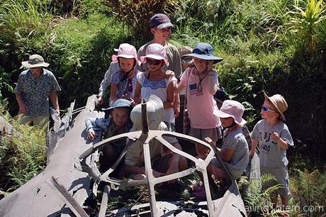The problem with cruising kids and socialization Boat kids e.Exploring WWII wrecks: Rabaul, PNG, 2012