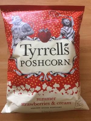 Today's Review: Tyrrell's Poshcorn Summer Strawberries & Cream Today's Review: Tyrrell's Poshcorn Summer Strawberries & Cream