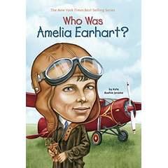 Image: Who Was Amelia Earhart? (Who Was...?), by Kate Boehm Jerome (Author), Nancy Harrison (Illustrator), David Cain (Illustrator). Publisher: Grosset and Dunlap (November 11, 2002)