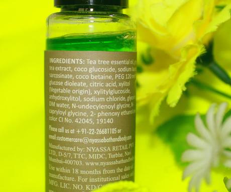 Nyassa Tea Tree Oil Face Wash Review