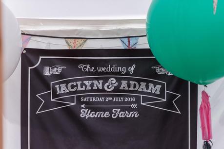 Rustic Wedding with Adam + Jaclyn a wedding sign