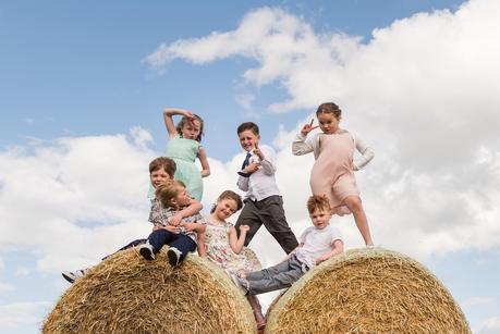Rustic Wedding with Adam + Jaclyn kids at a rustic wedding