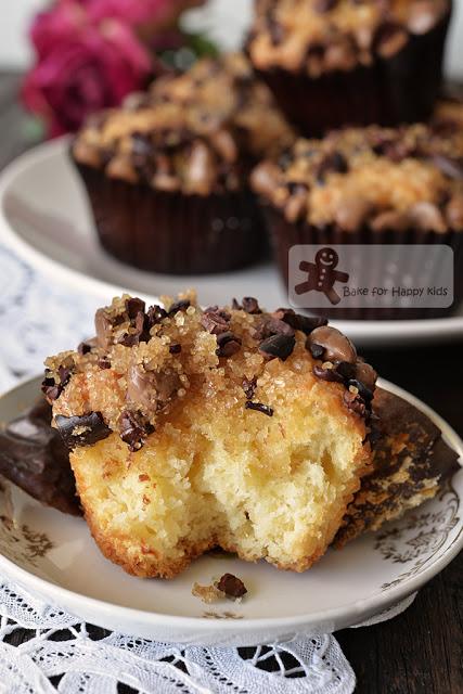 white chocolate muffins cacao nibs easy melt mix Donna Hay