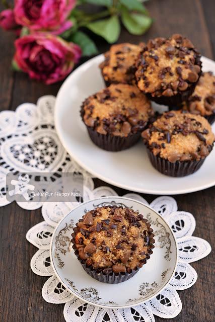 white chocolate muffins cacao nibs easy melt mix Donna Hay