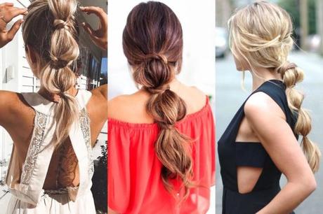 Cute, Casual and Sexy Friday Hairstyles to Look Prettier Bubble Ponytail Friday Hairstyle