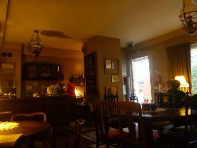 Backpacking in Poland: One Night in The Countryside Village of Rywałd, Pomerania Coffee in the trendy Klubokawiarnia Szafa