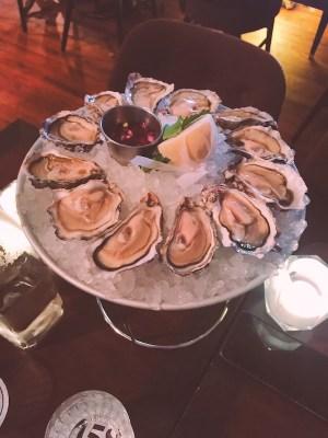 Oysters at The 158 Cafe Bar at Hutchesons Bar and Grill, Glasgow oyster happy hour the 158 cafe bar hutchesons glasgow