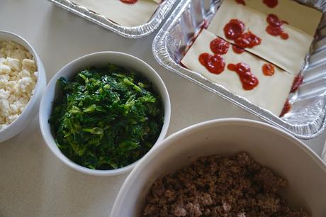Back-To-School Batch Cooking: Sausage Spinach Lasagna Back-To-School Batch Cooking: Sausage Spinach Lasagna