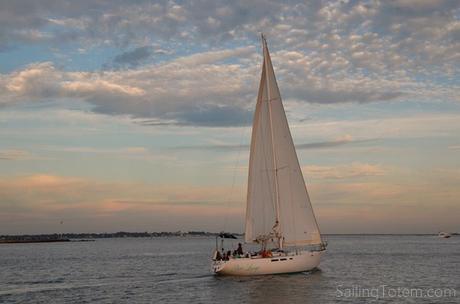 A New England summer aboard poets lounge