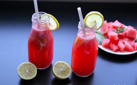 Watermelon Pink Lemonade Cooler -Celebrate Summer and Stay Cool with Icy Pink Cooler Drink!