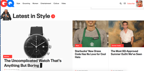The homepage is not dead——according to GQ