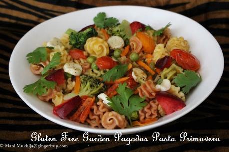 Gluten Free Garden Pagodas Pasta Primavera-Transport your taste buds to the streets of Italy