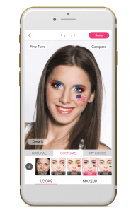 YouCam Makeup APP on your side.