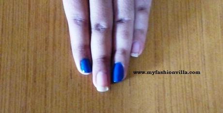 Paint Nails with Blue Colors