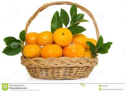 mandarin-orange-fruit-wicker-basket-fruits-leafs-white-background-35288089