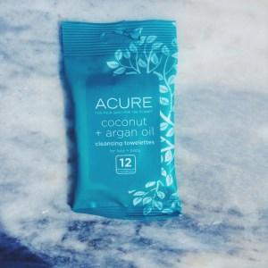 AUGUST 2016 FEATURED BIRCHBOX REVIEW Acure Organics Coconut & Argan Oil Cleansing Towelettes