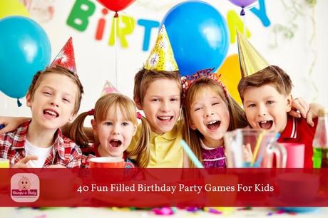 40 Mess Free Fun Filled Birthday Party Games For Kids