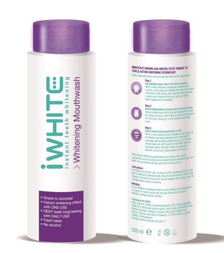 Beauty News: Getting sparkling whites with iWhite iWhite Instant Whitening Mouthwash ($10.00)