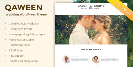 Best of WordPress Wedding Themes