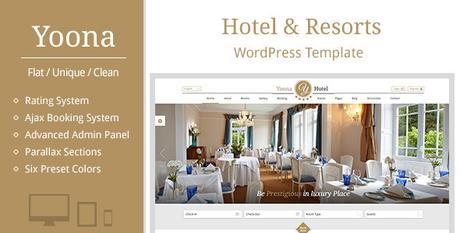 Latest WordPress Hotel Themes – August 2015
