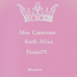 Miss Cameroon South Africa 2016 Finalist  - Joan Awum Akob