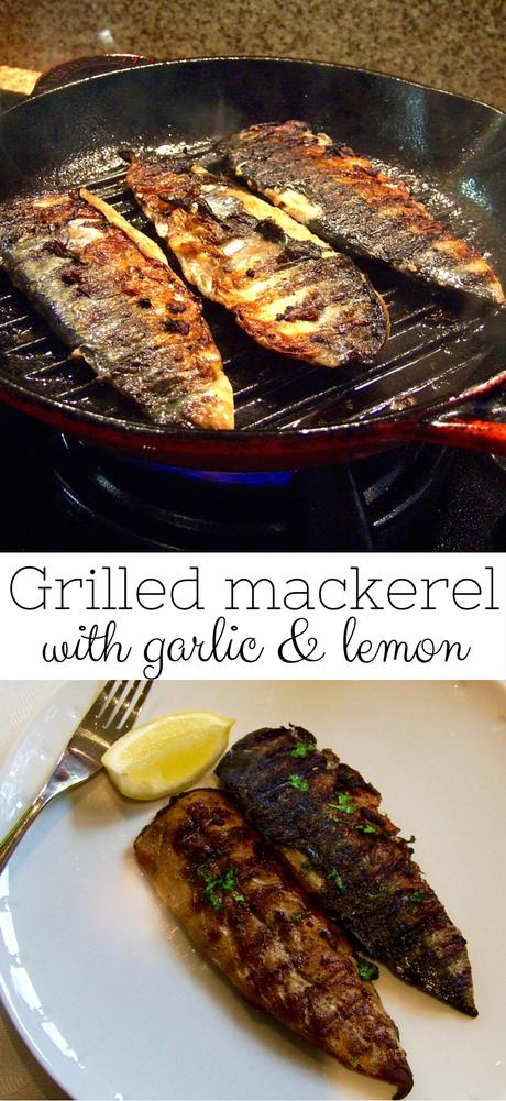 Credit Crunch Munch Round Up - July 2016 We love the crispy, smoky skin & juicy, flavourful flesh of this delicious grilled mackerel! Packed with Omega 3, it's a healthy family favorite dinner.