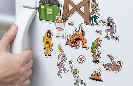 Top 10 Nerdy and Unusual Fridge Magnets Zombie Fridge Magnets