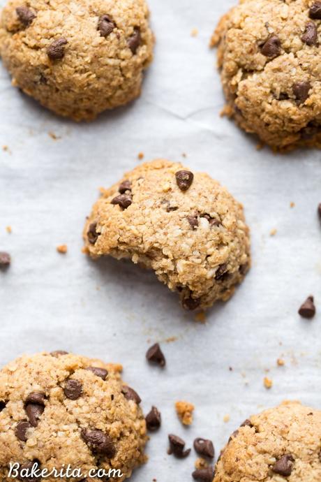 Chocolate Chip Macaroons (Gluten Free, Paleo + Vegan) These Chocolate Chip Macaroons are a heavenly snack or dessert - they taste like a cross between a macaroon and a chocolate chip cookie! Plus, they're gluten-free, Paleo, and vegan.