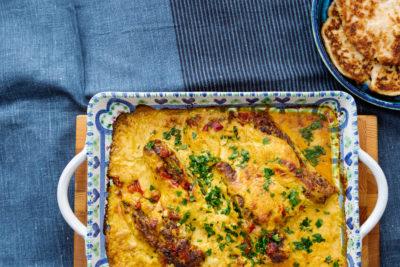 Stuffed Chicken Breast with Zoodles and Tomato Sauce Chicken Garam Masala