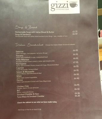Cafe Review: Gizzi Espresso Bar, 35 Kilmarnock Road, Shawlands, Glasgow Gizzi's Shawlands Southside Glasgow