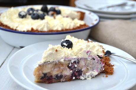 Banana and Blueberry Pie