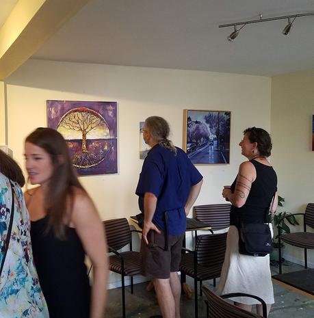 Cedar Lee & Local Artists: Community 6 Show at Ben Will Gallery Cedar Lee art at Ben Will Gallery, Portland, OR