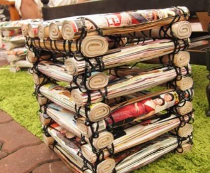 Top 10 Things You Can Make With Old Magazine Subscriptions Old Magazines Used To Make Stools