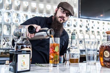 7 Iced Tea Cocktails to Finish Out The Summer With Strawberry Rosemary Iced Tea