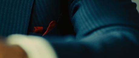 Limitless – Van Loon’s Blue Striped Suit It's the little things... like a red silk pocket square that symbolizes the blood you'll spill if you cross its owner in a business deal.