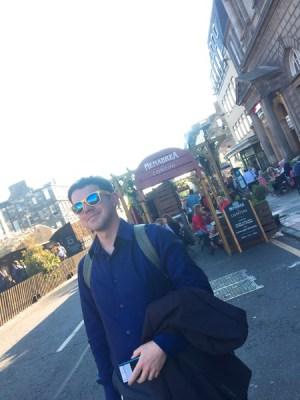 Edinburgh Festival pop up beer terrace Contini menabrea beer Edinburgh festival pop up
