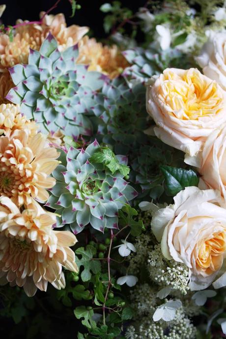 Floral Composition in Muted Colors Floral Composition in Muted Colors