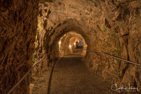Israel, Rosh Hanikra, grotto, path, tunnel, long exposure, travel photography, nature
