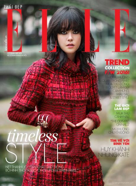 “Atmosphère! Atmosphère!…” Mae Lapres Stars in “Hotel du Nord” wearing Chanel by Benjamin Kanarek for ELLE Mae Lapres cover girl of ELLE in Chanel RTW FW 2016-2017 © Benjamin Kanarek