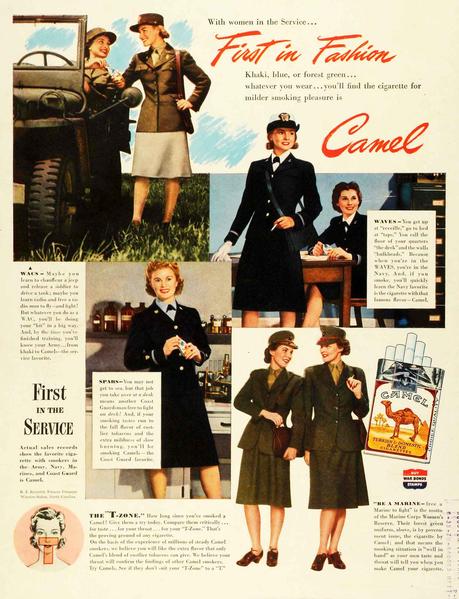 1940s-Fashion---Cigarettes-and-the-Slim-Silhouette---Camel 1940s-Fashion---Cigarettes-and-the-Slim-Silhouette---Camel2