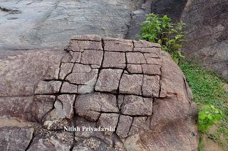Differential weathering of  rocks near Ranchi city, India.