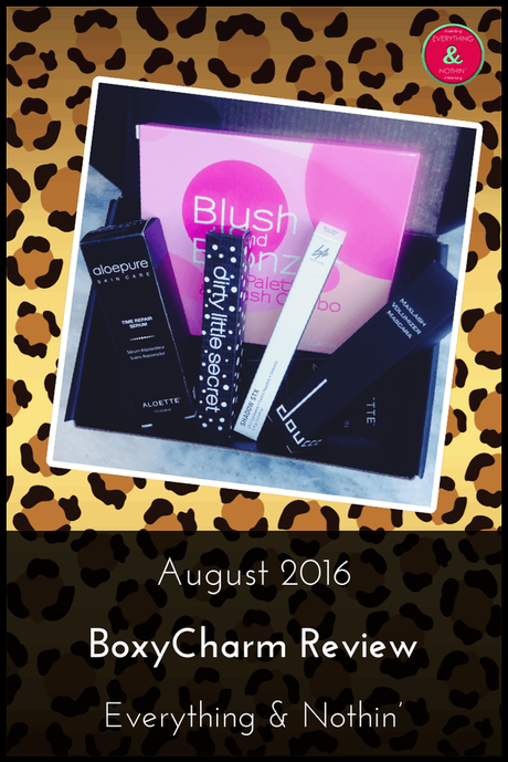 AUGUST 2016 BOXYCHARM REVIEW Like this post? Share it on Pinterest!
