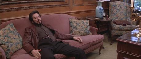 Carlito Brigante’s Brown Leather Jacket Carlito's trousers slowly begin overtaking his torso.
