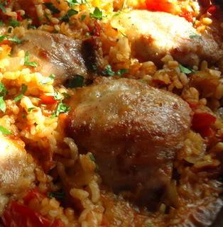 Chicken and Pepper Rice