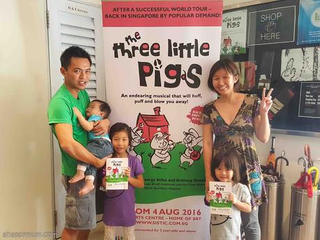 It huffed and puffed, and BLEW us away {Review of The Three Little Pigs by SRT's The Little Company}