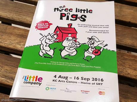 It huffed and puffed, and BLEW us away {Review of The Three Little Pigs by SRT's The Little Company}