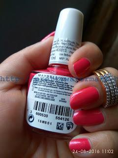 Review-Maybelline New York 180 Rosy Pink/Rose Fuschia